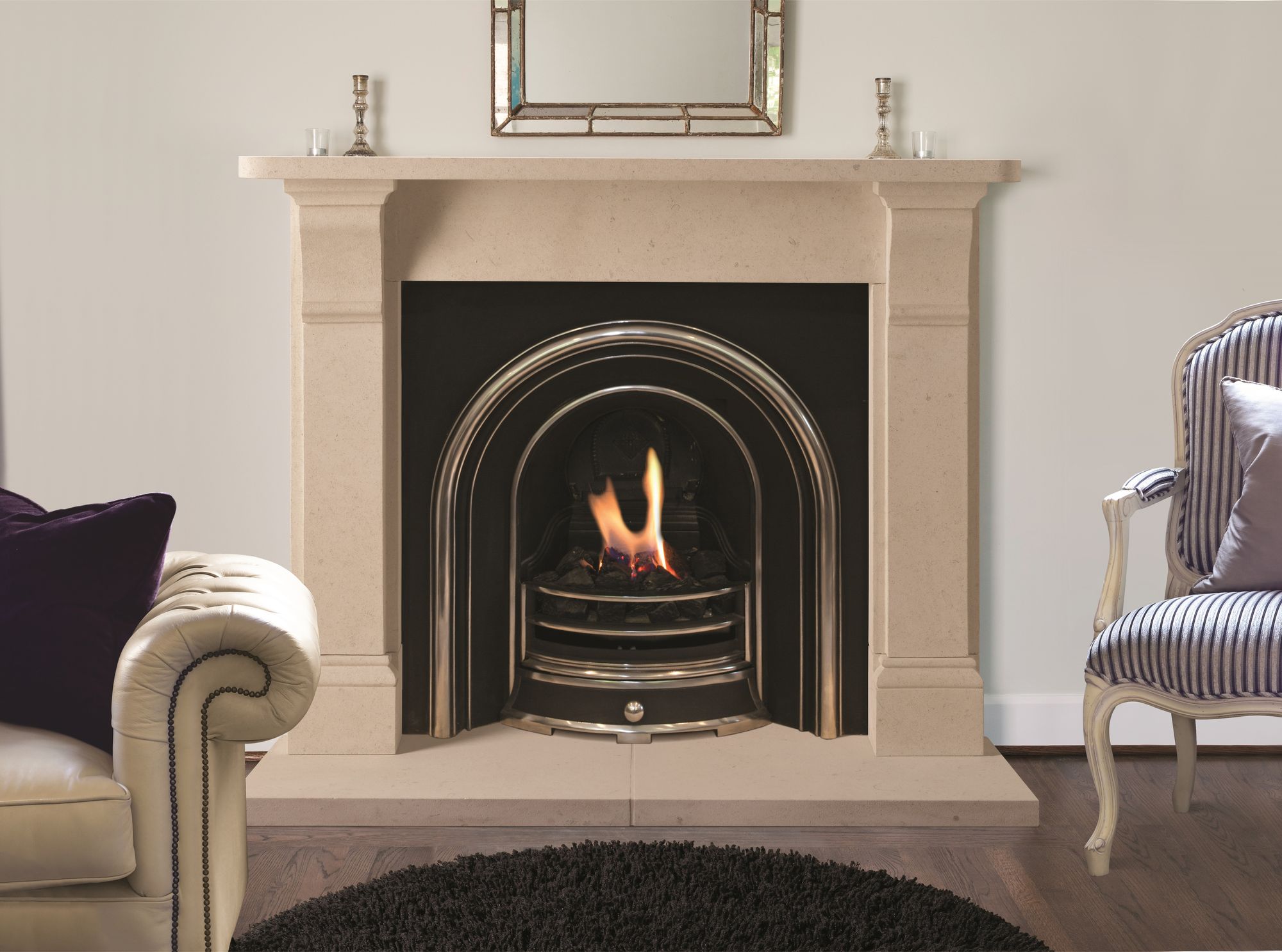 The Edington Bathstone Fireplace