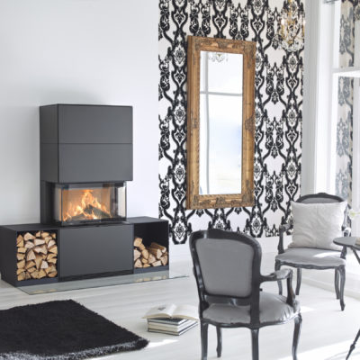 Contura i51 Black Steel Fireplace